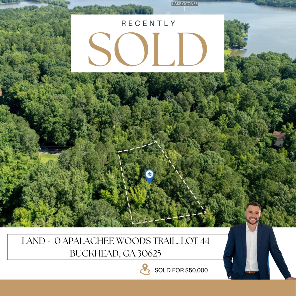 Recently Sold - Ethan Harkins, LAND - 0 Apalachee Woods Trail, Lot 44 Buckhead, GA 30625